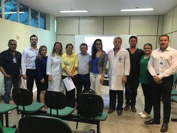 Reunião no Hospital de Urgência de Teresina