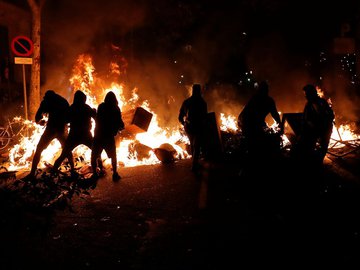 Protestos foram contra a prisão de líderes que lutam por independência