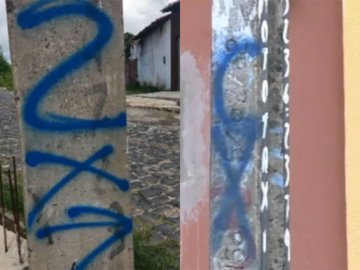 Pichações próximas a casas de PMs são investigadas em Teresina