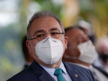 Ministro da Saúde, Marcelo Queiroga, em Brasília 16/03/2021