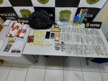 Depre apreende 114 “charutos” de maconha em posto de lavagem