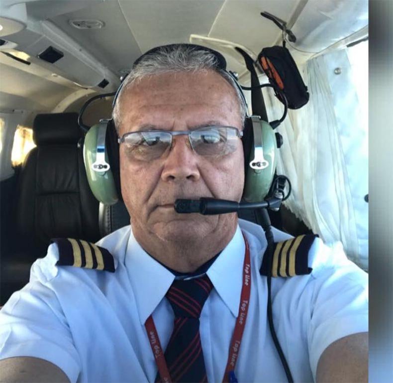 Homenagens: cinzas do piloto de avião serão jogadas na pista do