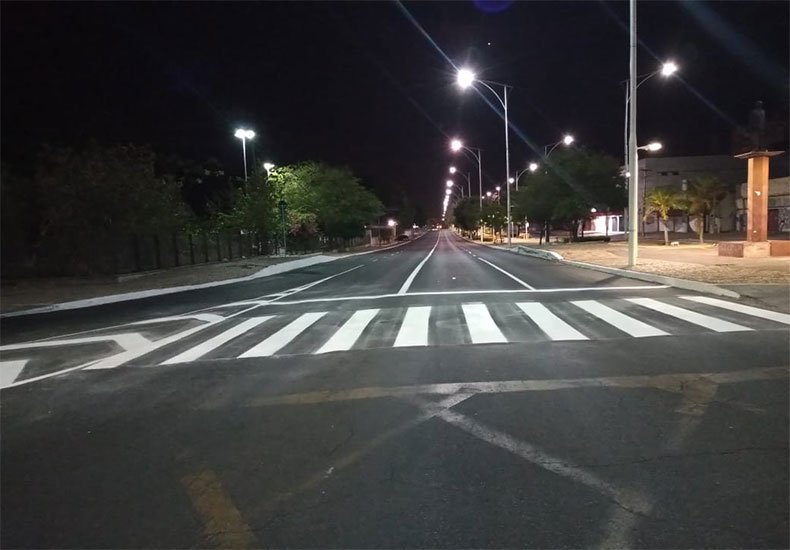 Avenida Frei Serafim tem nova sinalização horizontal Portal RG